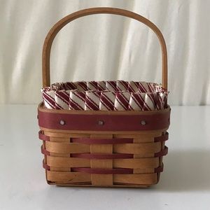 Longaberger Sweetheart basket combo